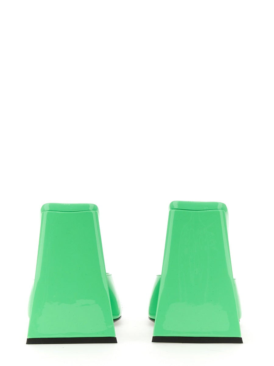 THE ATTICO Elegant Pyramid Heel Sandals - 11.5 cm