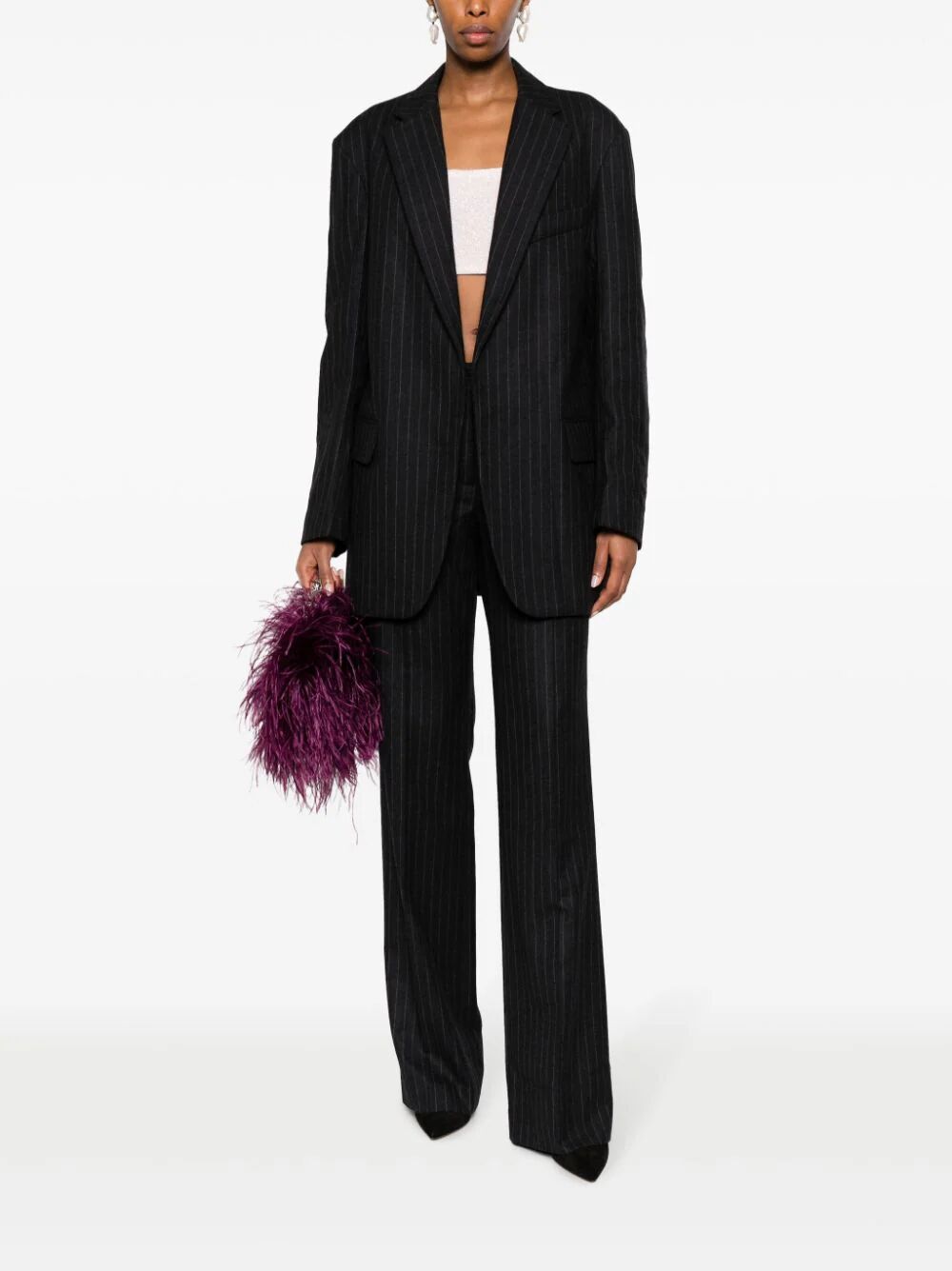 DRIES VAN NOTEN Elegant Wool Pants for Women - Size 7180