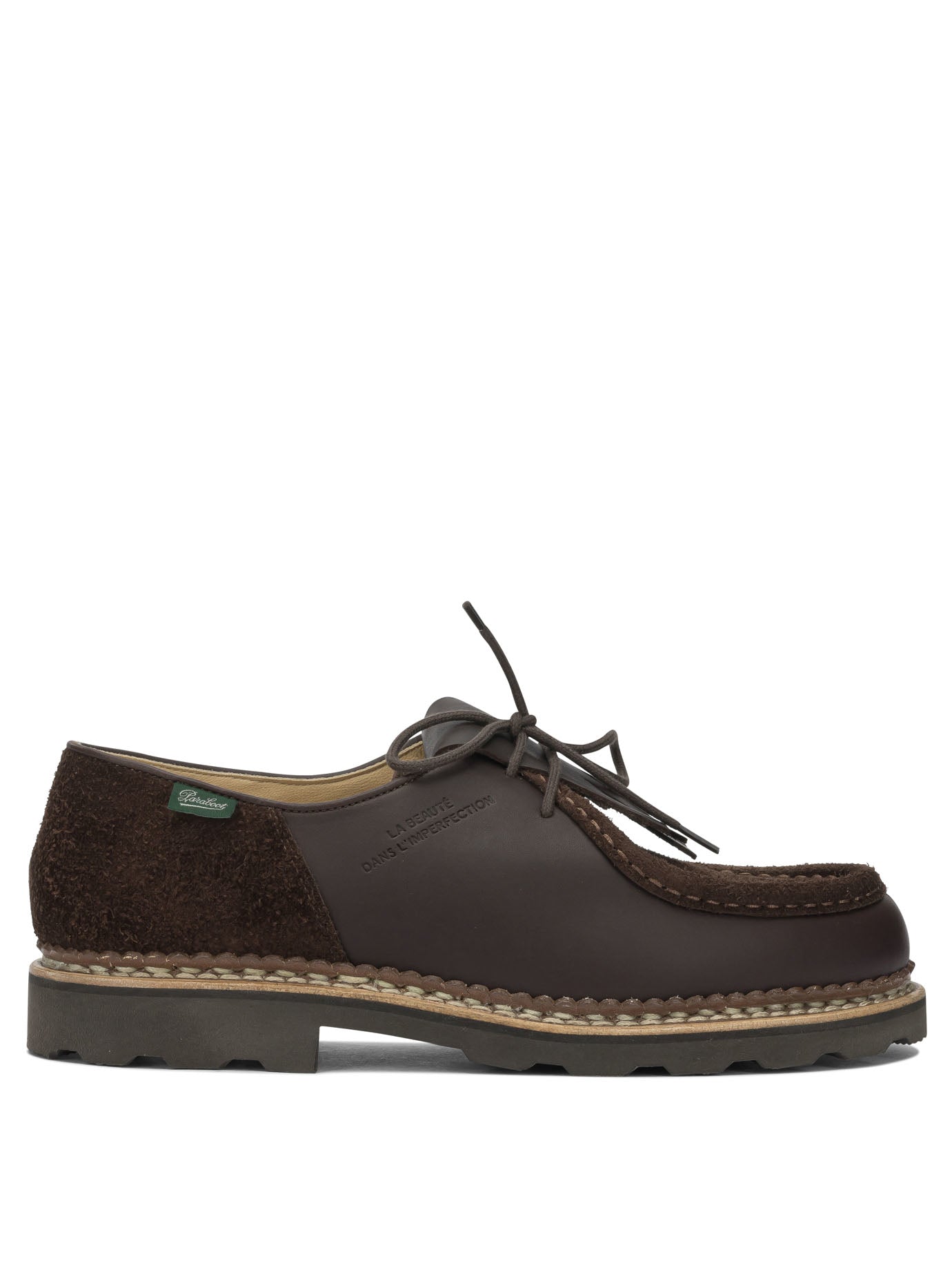 PARABOOT Classic Leather Lace-Up Shoes for Men - FW25 Collection