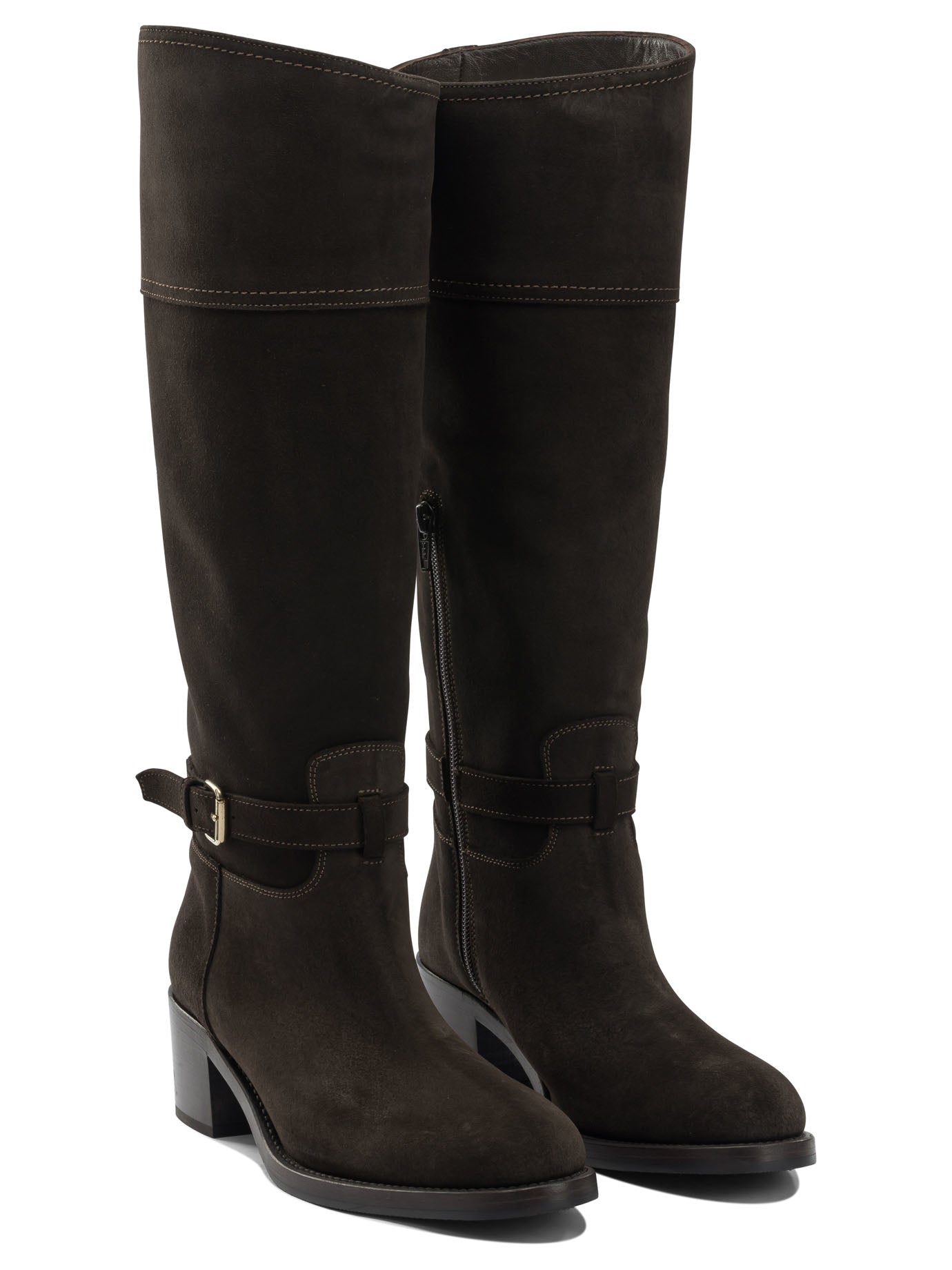 MARETTO Mid-Calf Leather Boots for Women