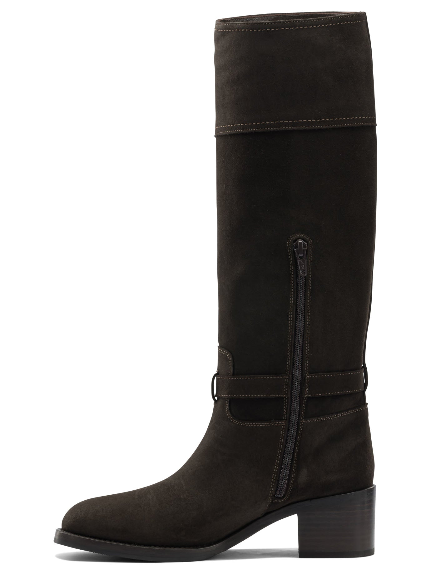 MARETTO Mid-Calf Leather Boots for Women