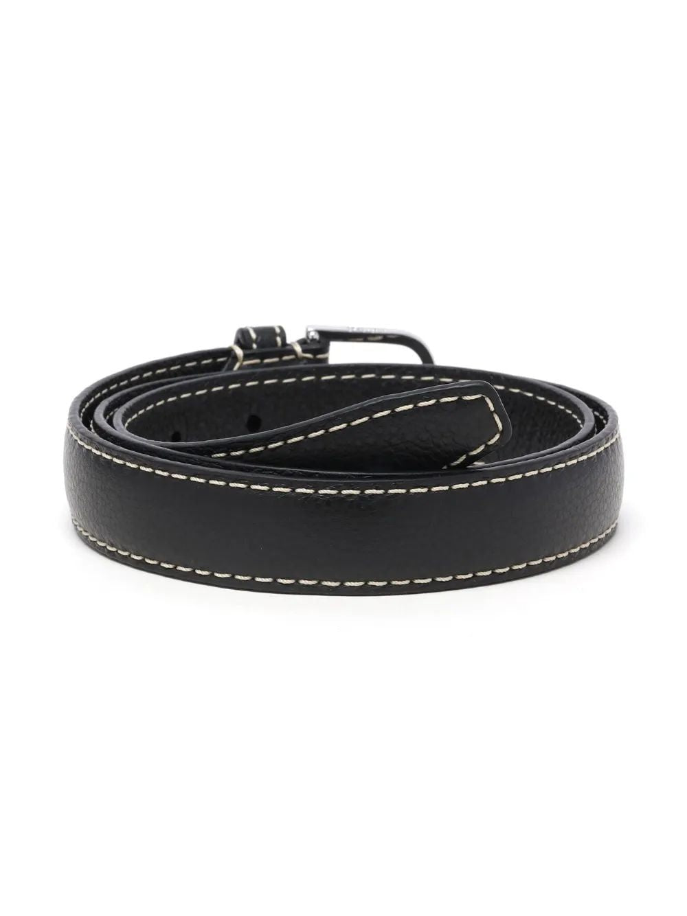 TOTEME Slim Grained Leather Belt