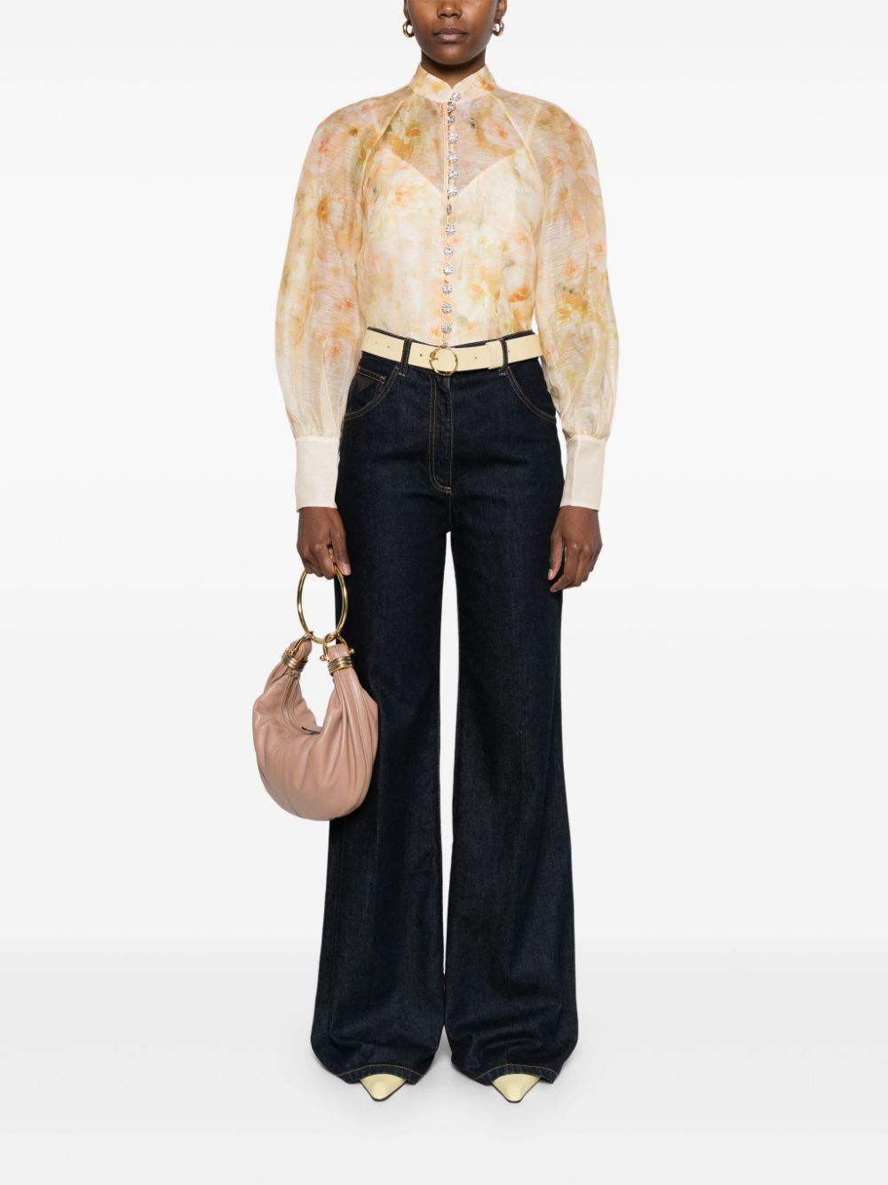 ZIMMERMANN Elegant Floral Blouse for Women - Spring/Summer 2025