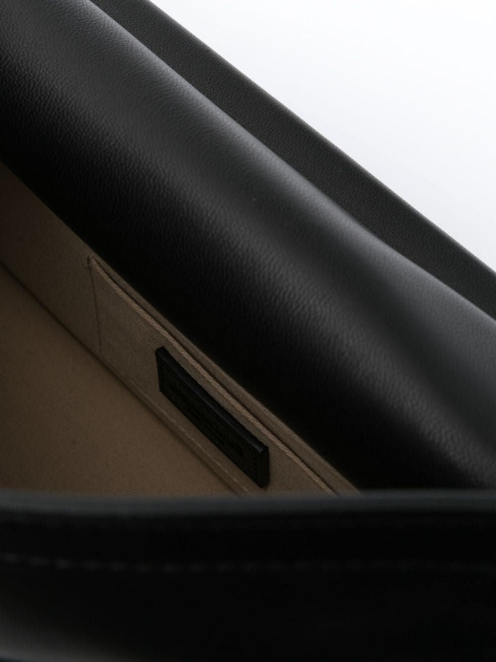 JACQUEMUS Mini Round Leather Handbag