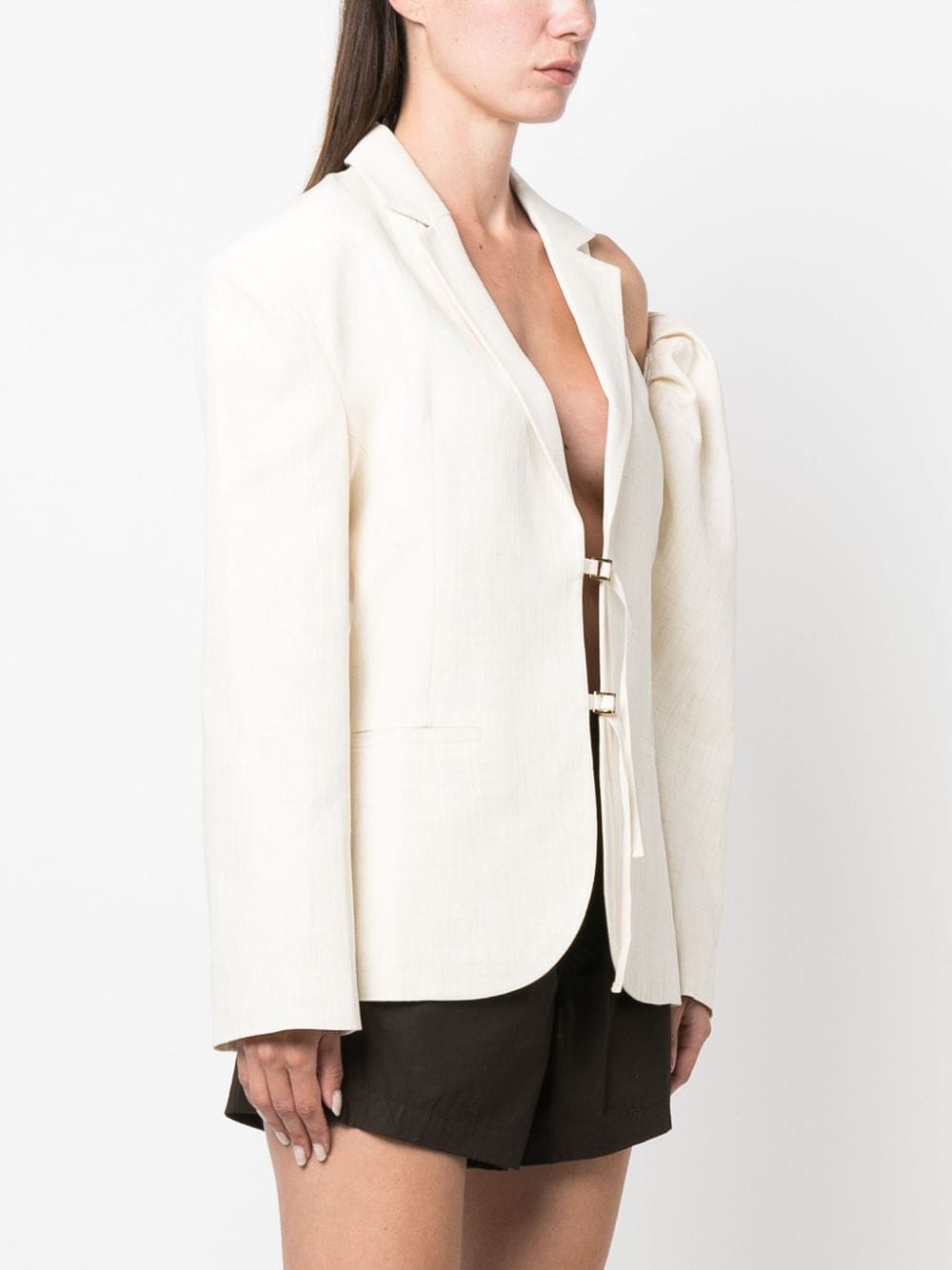 JACQUEMUS Asymmetrical Blazer Jacket