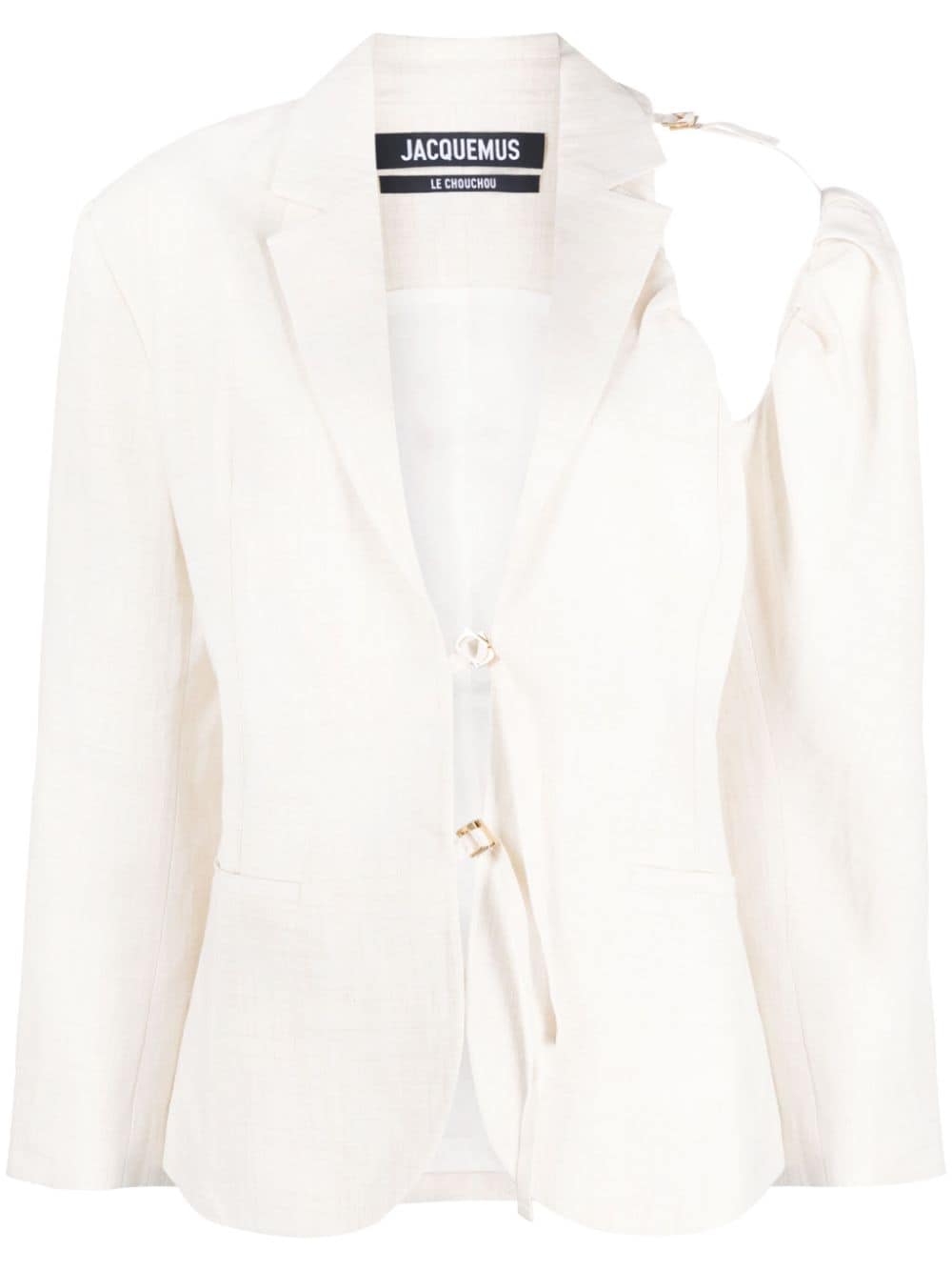 JACQUEMUS Asymmetrical Blazer Jacket