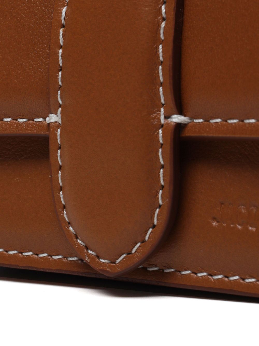 JACQUEMUS Luxurious 100% Leather Mini Pouch Handbag