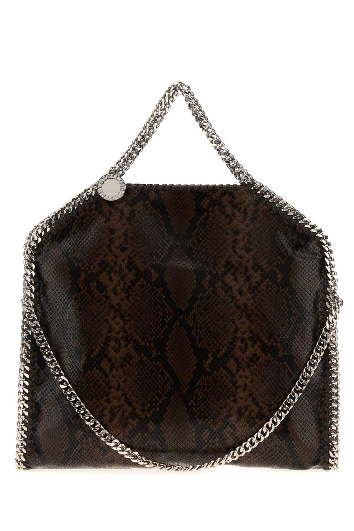 STELLA MCCARTNEY Folded Falabella Tote Handbag with Snakeskin Effect
