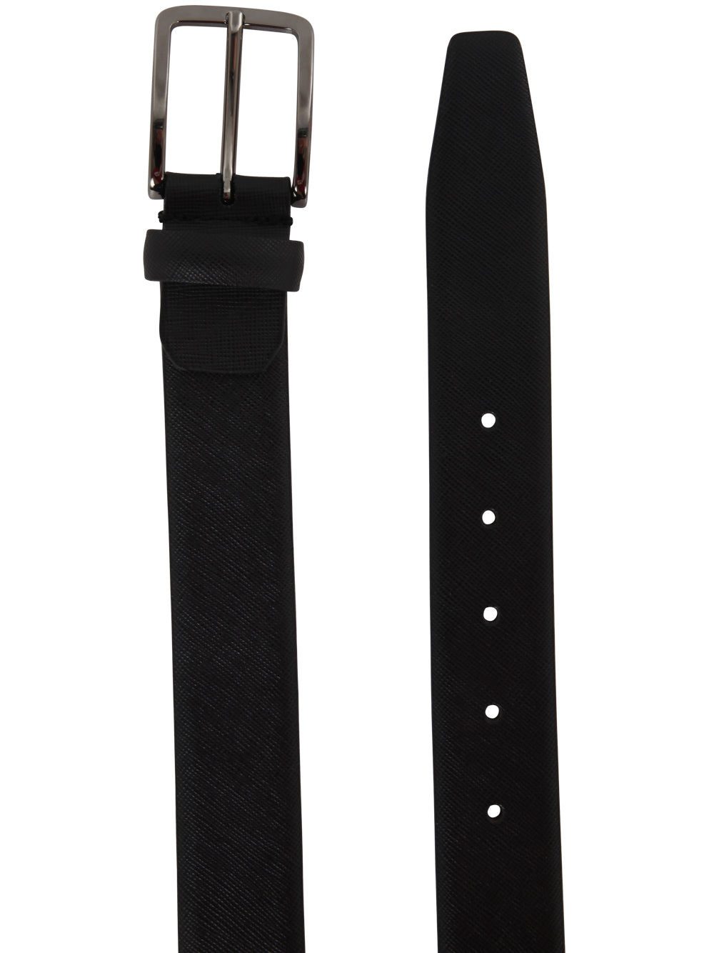 SAIT Sleek Saffiano Leather Belt