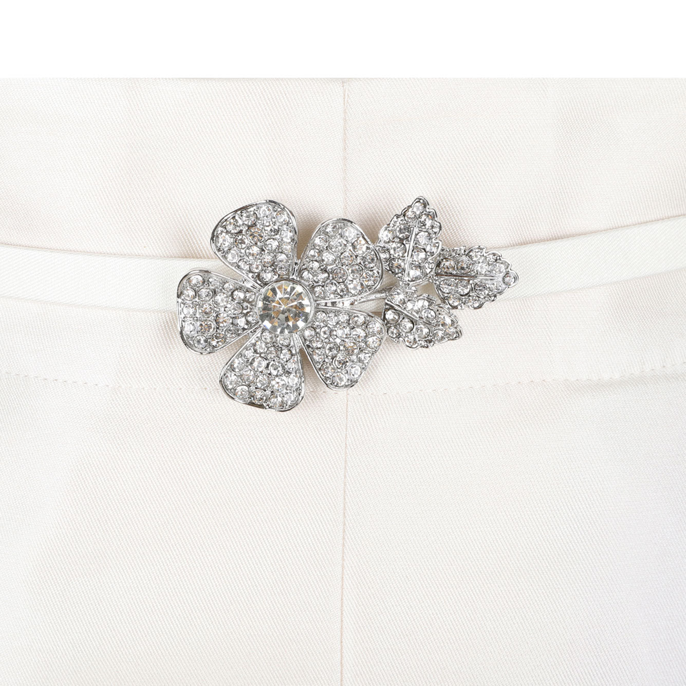 ZIMMERMANN Floral Silk Cotton Mini Shorts