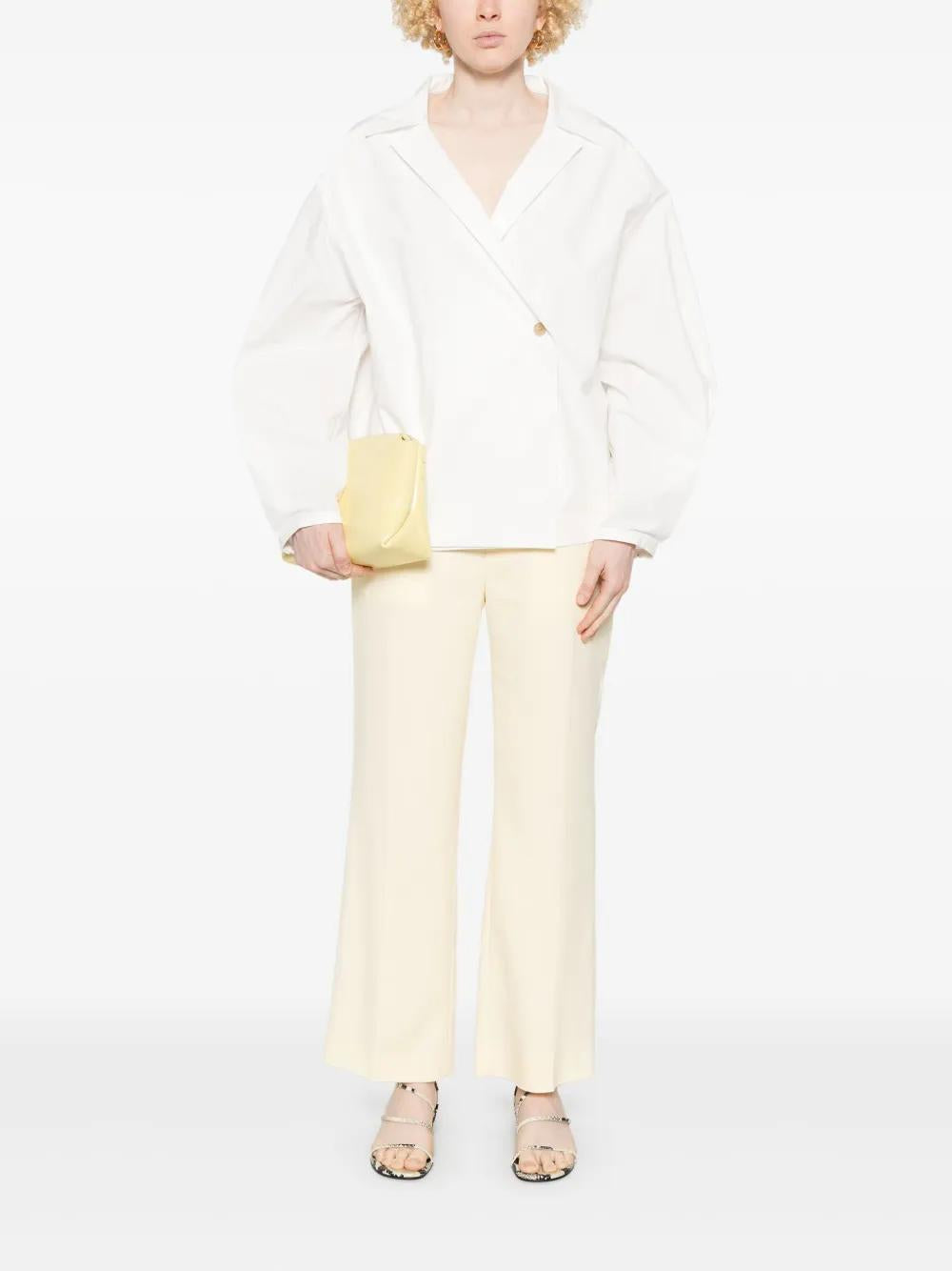 KHAITE Cruzada Button Mini Shirt for Women