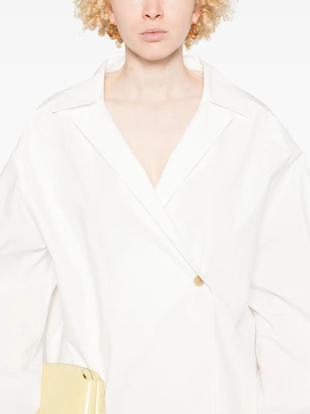 KHAITE Cruzada Button Mini Shirt for Women