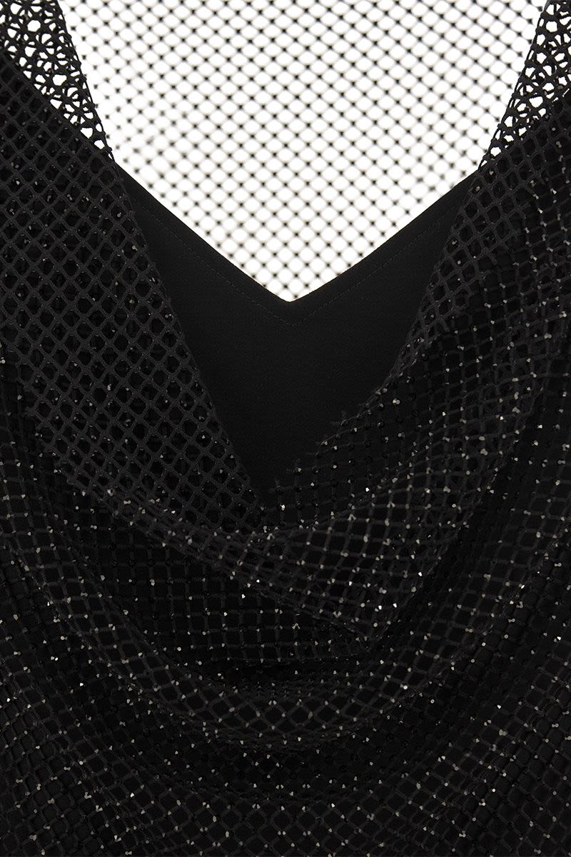 MAX MARA Embellished Mesh Mini Dress