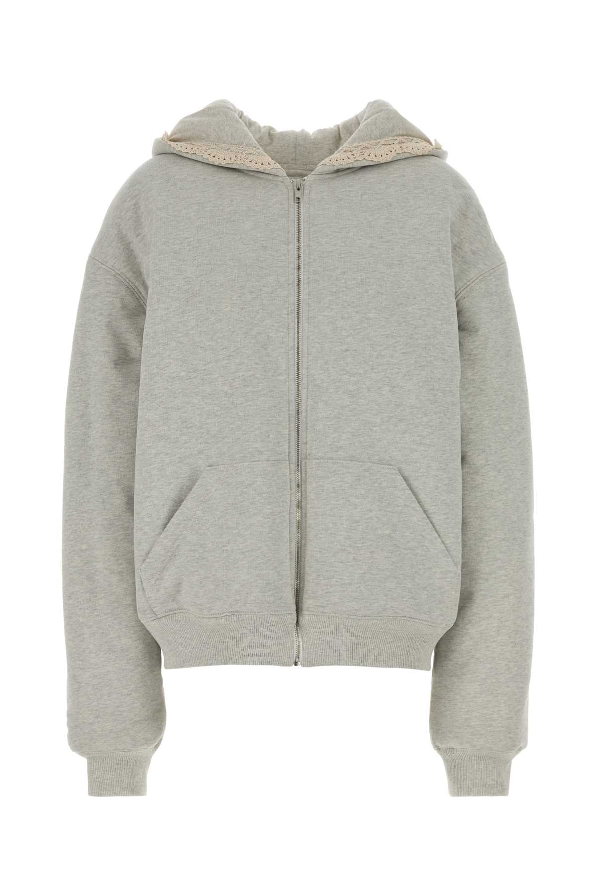 MAGDA BUTRYM Oversized Cotton Blend Sweatshirt