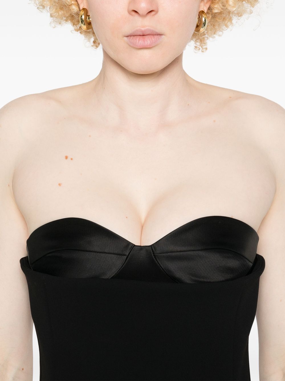 KHAITE Sleeveless Bustier Mini Top - US 02