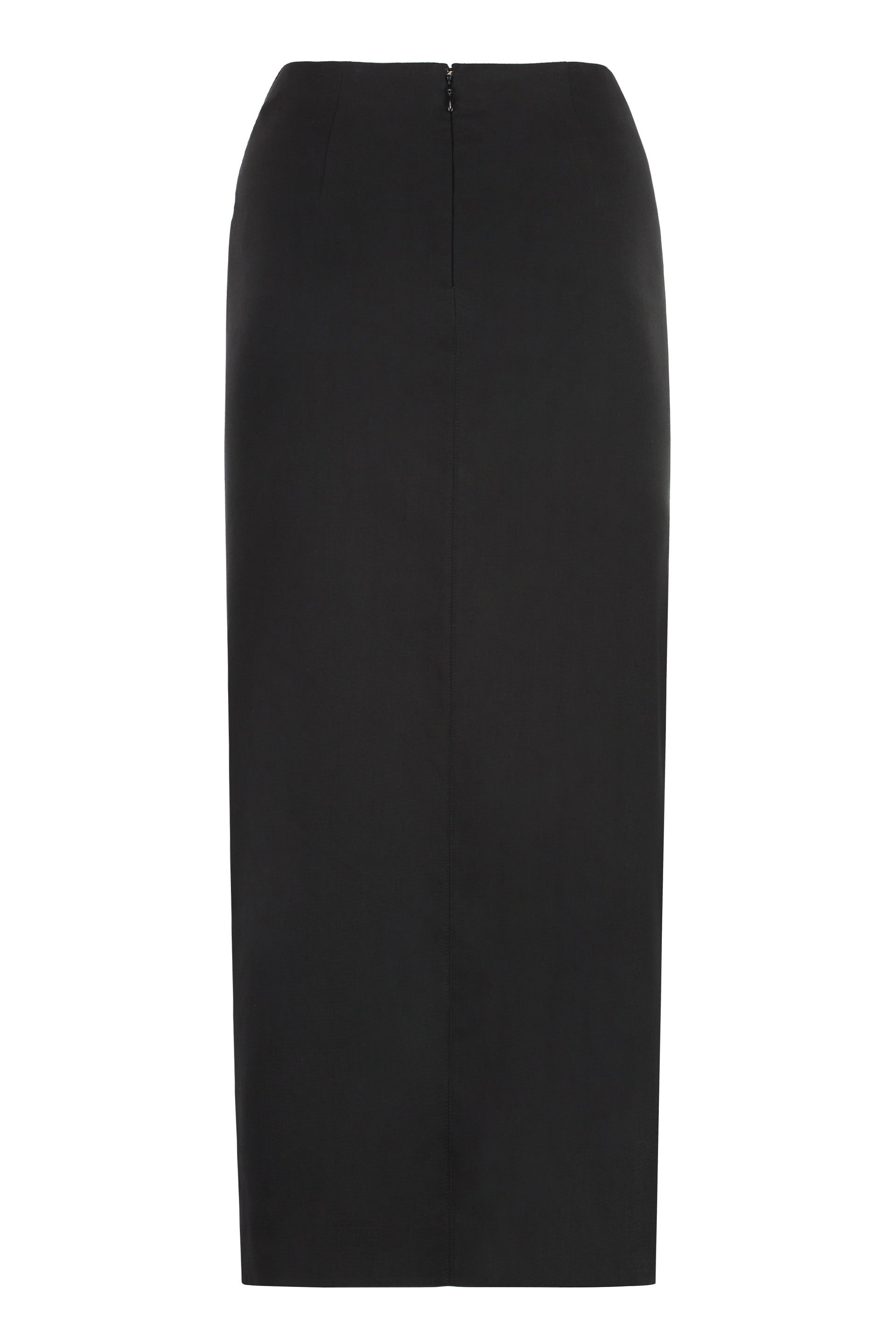 ISABEL MARANT Midi Skirt with Front Slit Hem