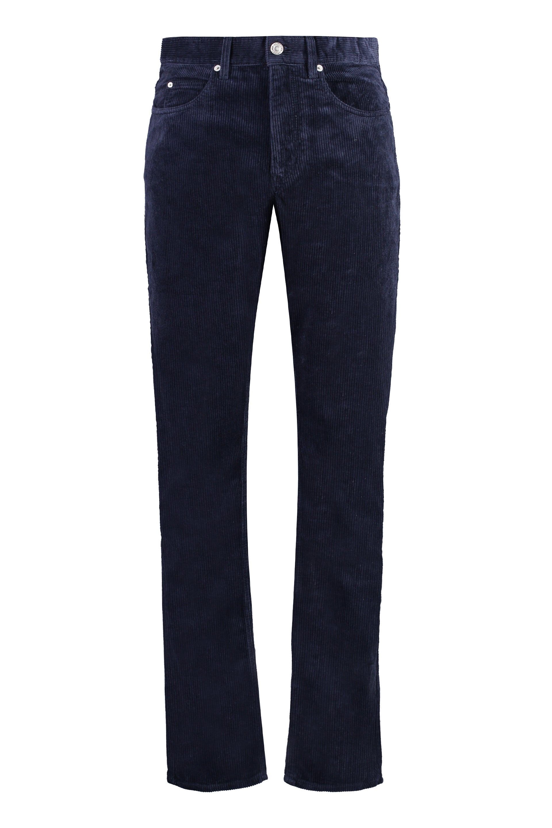 ISABEL MARANT Corduroy Trousers with Metal Buttons - Size 30