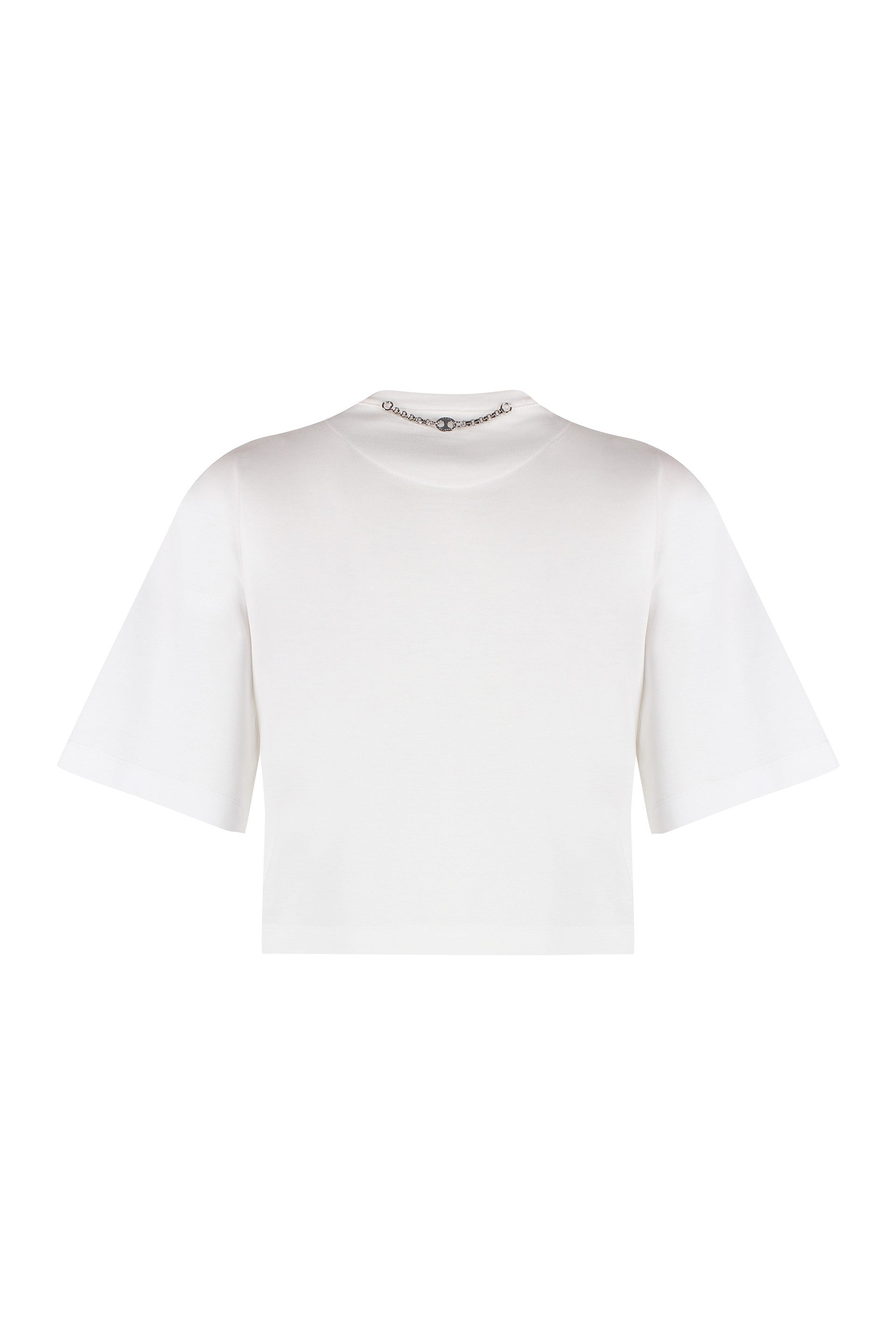 PACO RABANNE Sequin Embellished Cotton T-Shirt - FW23