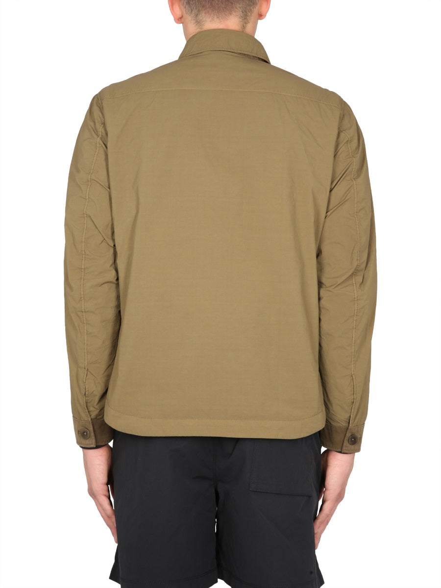 TEN C Men's Classic Collar Mid Layer Jacket