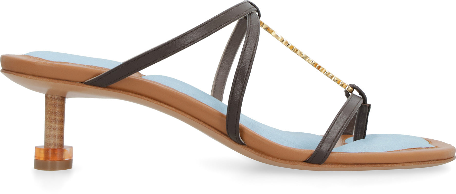 JACQUEMUS Chic Mini Flat Sandals