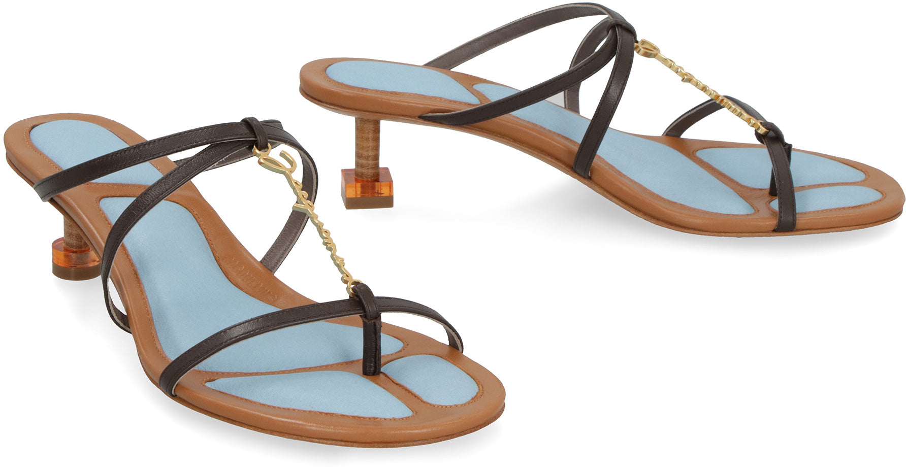 JACQUEMUS Chic Mini Flat Sandals