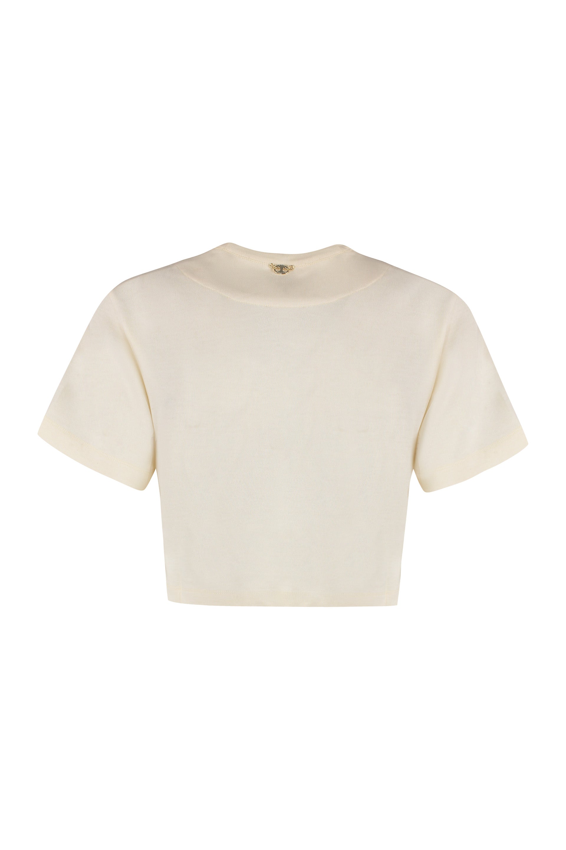 PACO RABANNE Sequined Cotton T-Shirt for Women - FW23