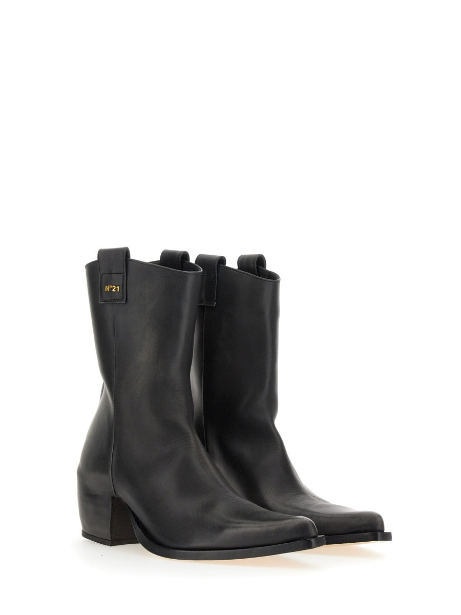Nº 21 Leather Ankle Boot