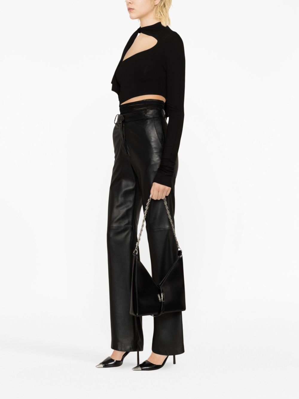 MUGLER Mesh Body Top
