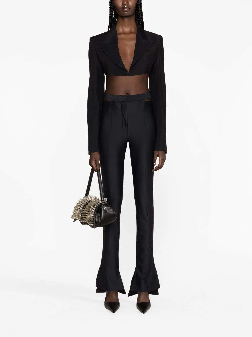 MUGLER Women's High-Waisted Leggings