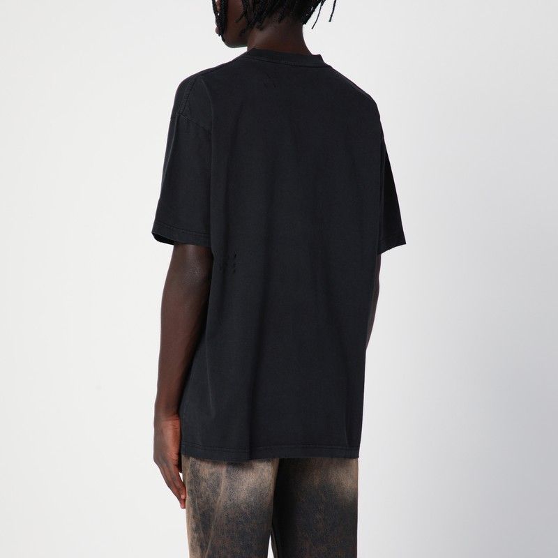 NEW AMSTERDAM SURF ASSOCIATION Oversized Cotton T-Shirt with Logo Print and Patch Pocket - FW24