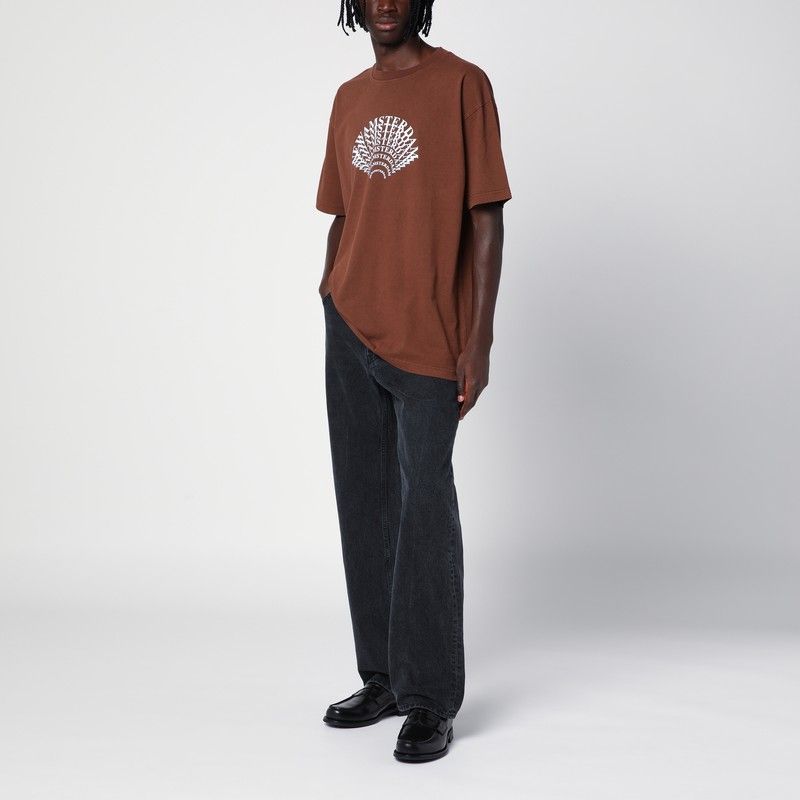NEW AMSTERDAM SURF ASSOCIATION Oversized Cotton T-Shirt with Logo Print - Men's FW24 Collection