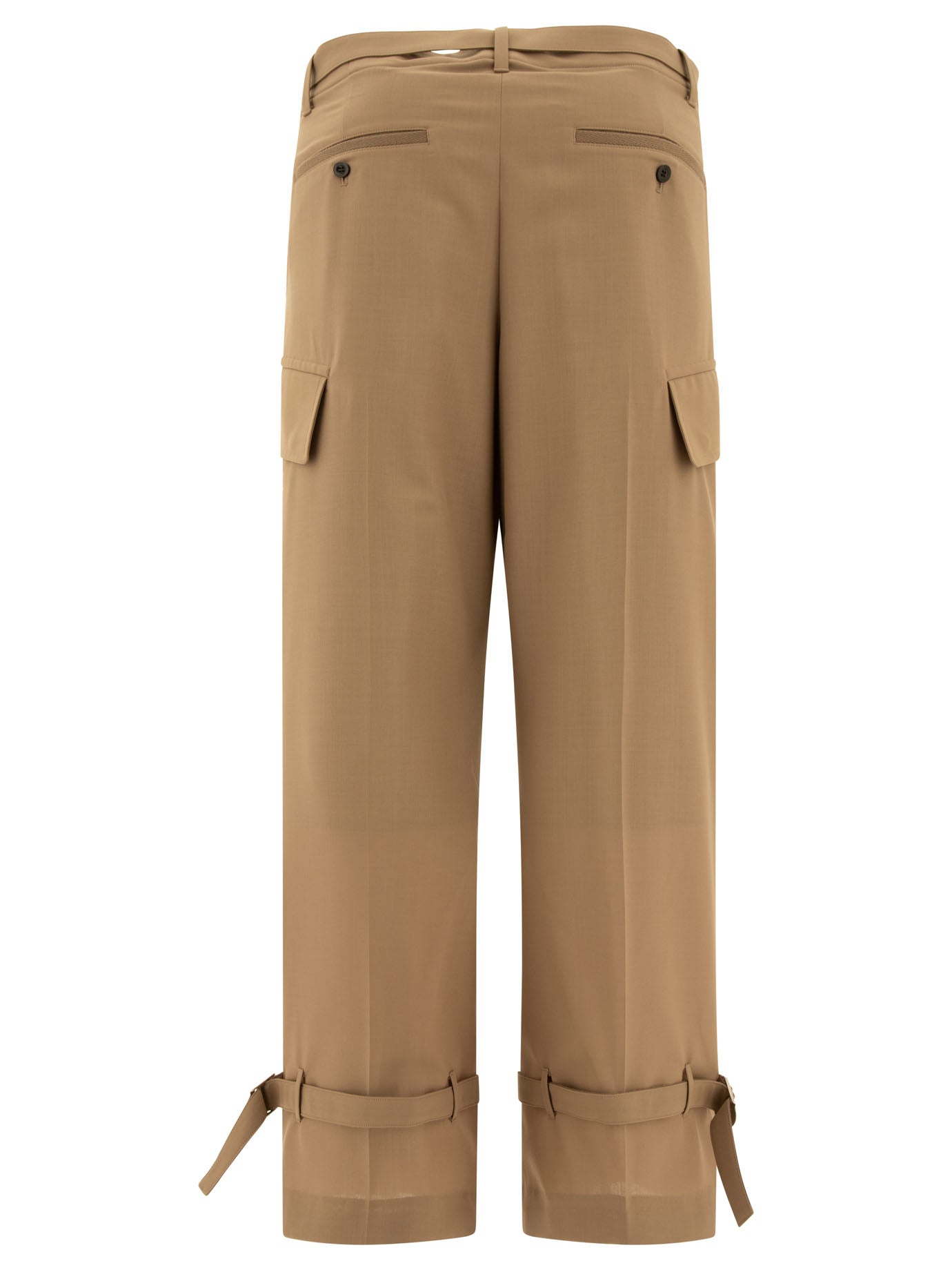 SACAI Belted Regular Fit Trousers