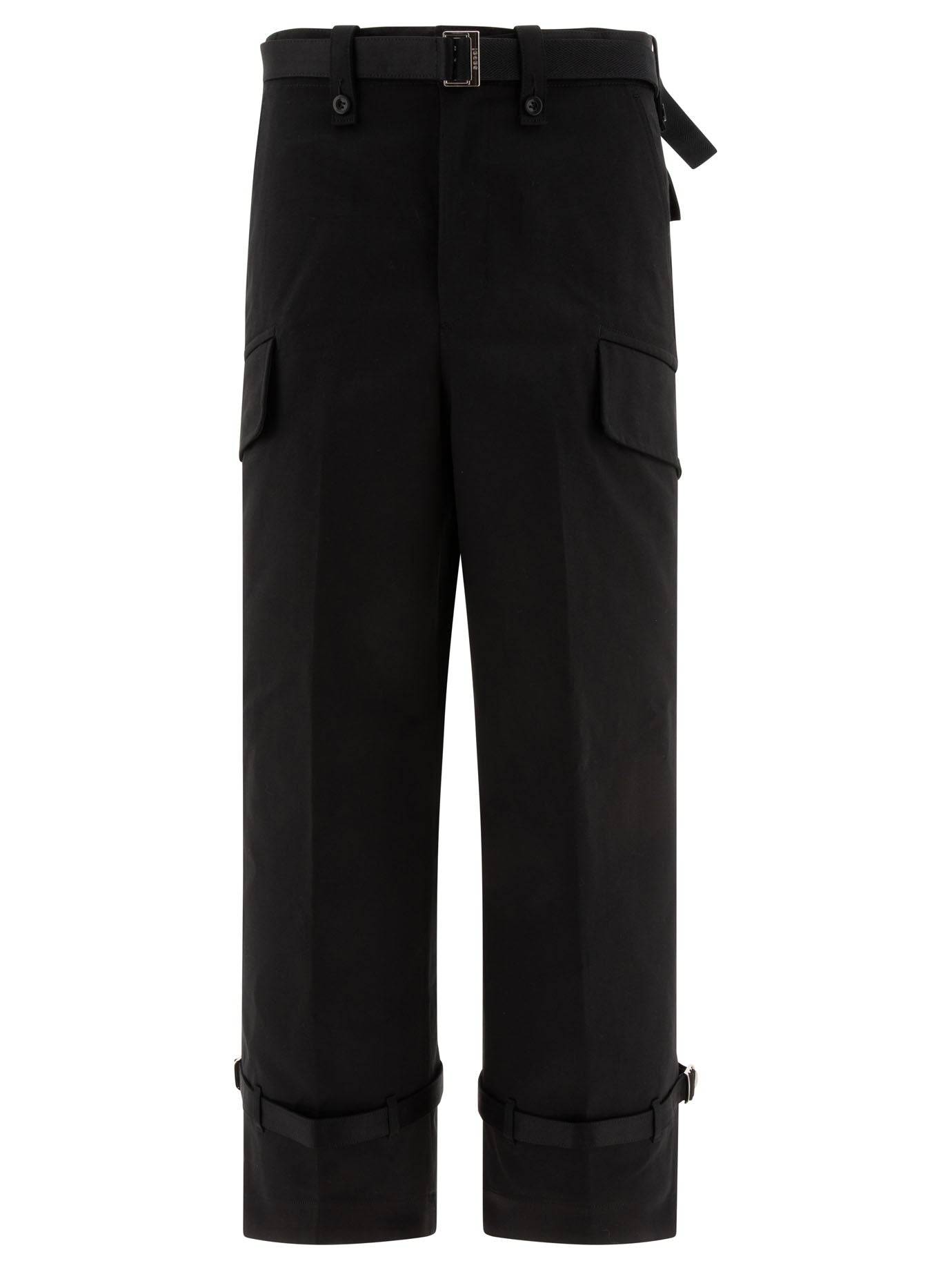 SACAI Belted Regular Fit Trousers for Men