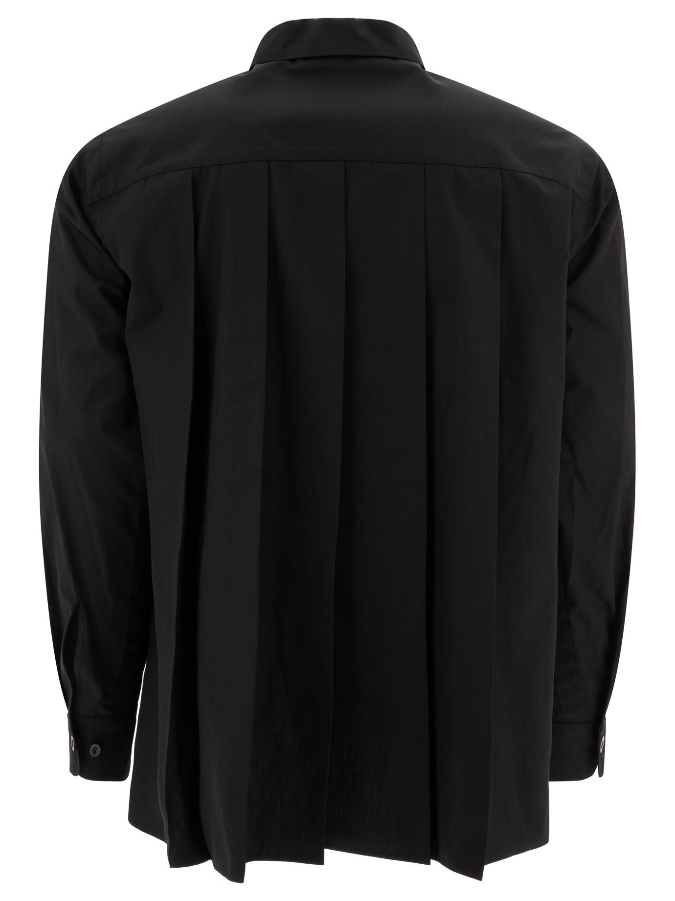 SACAI Men's Regular Fit Long Sleeve Shirt with Pocket
