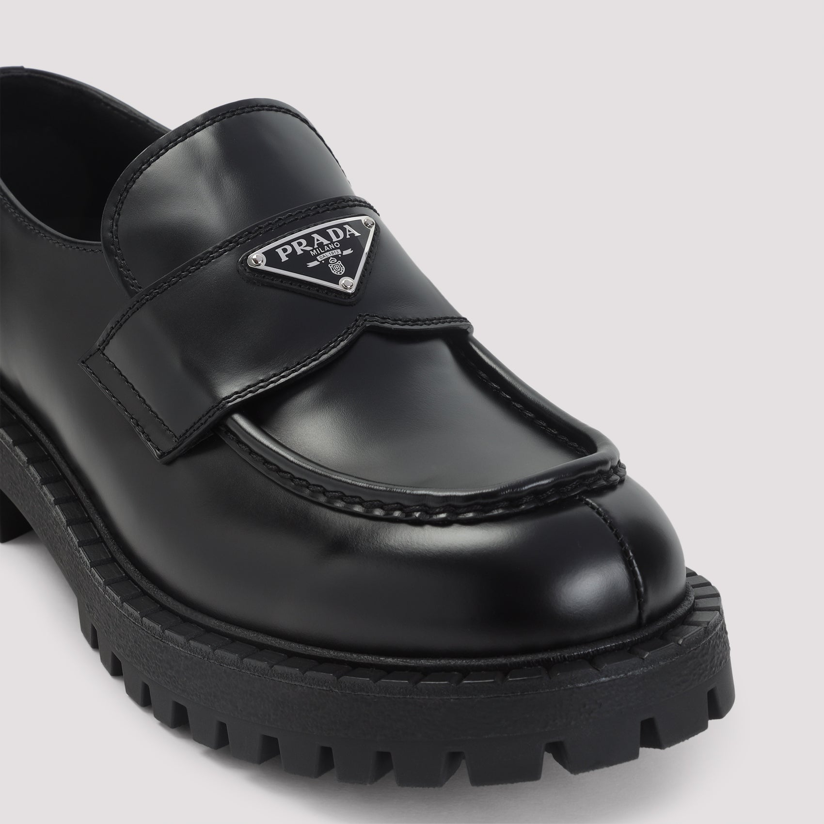 PRADA Premium Leather Loafers for Men