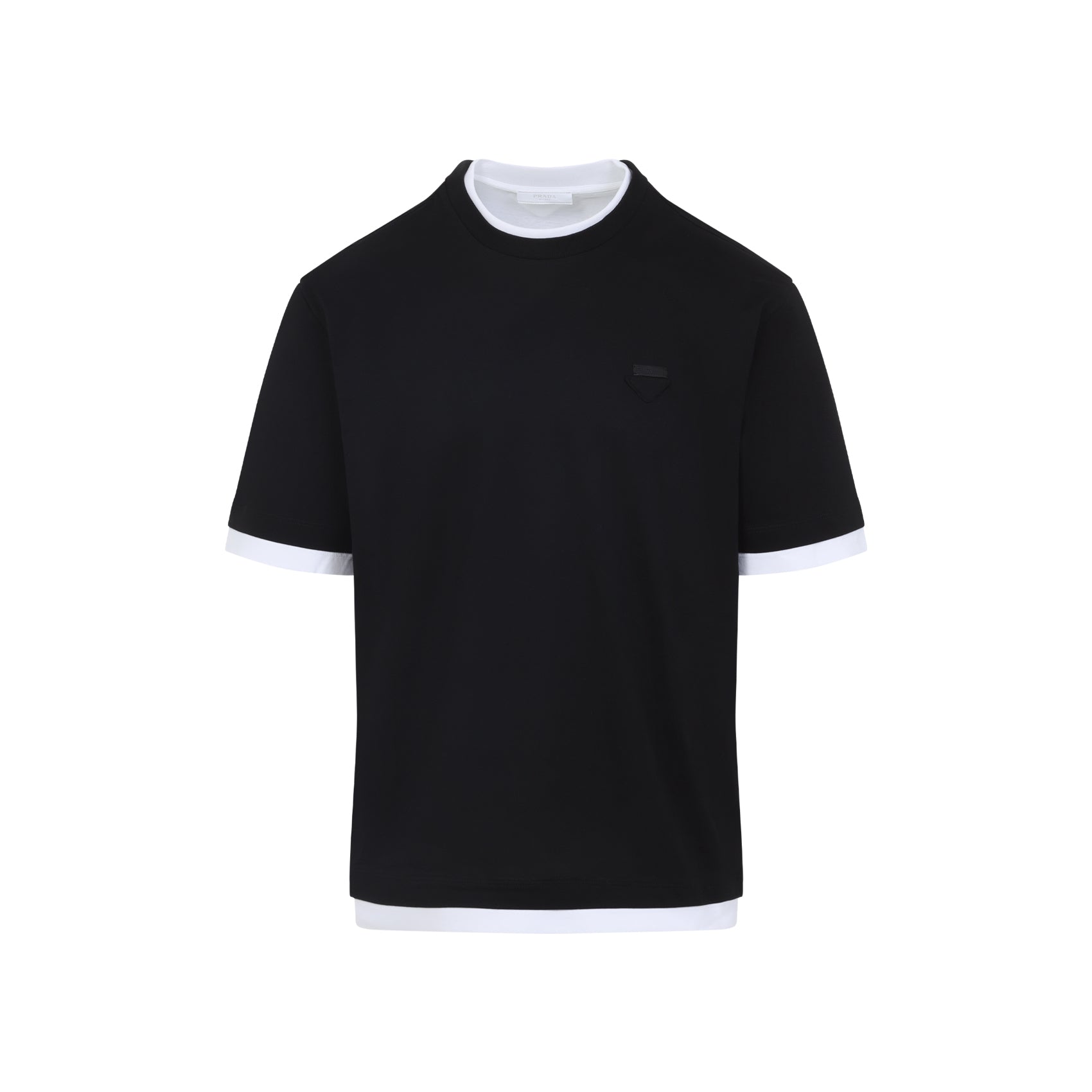 PRADA Short Sleeves Crewneck T-Shirt