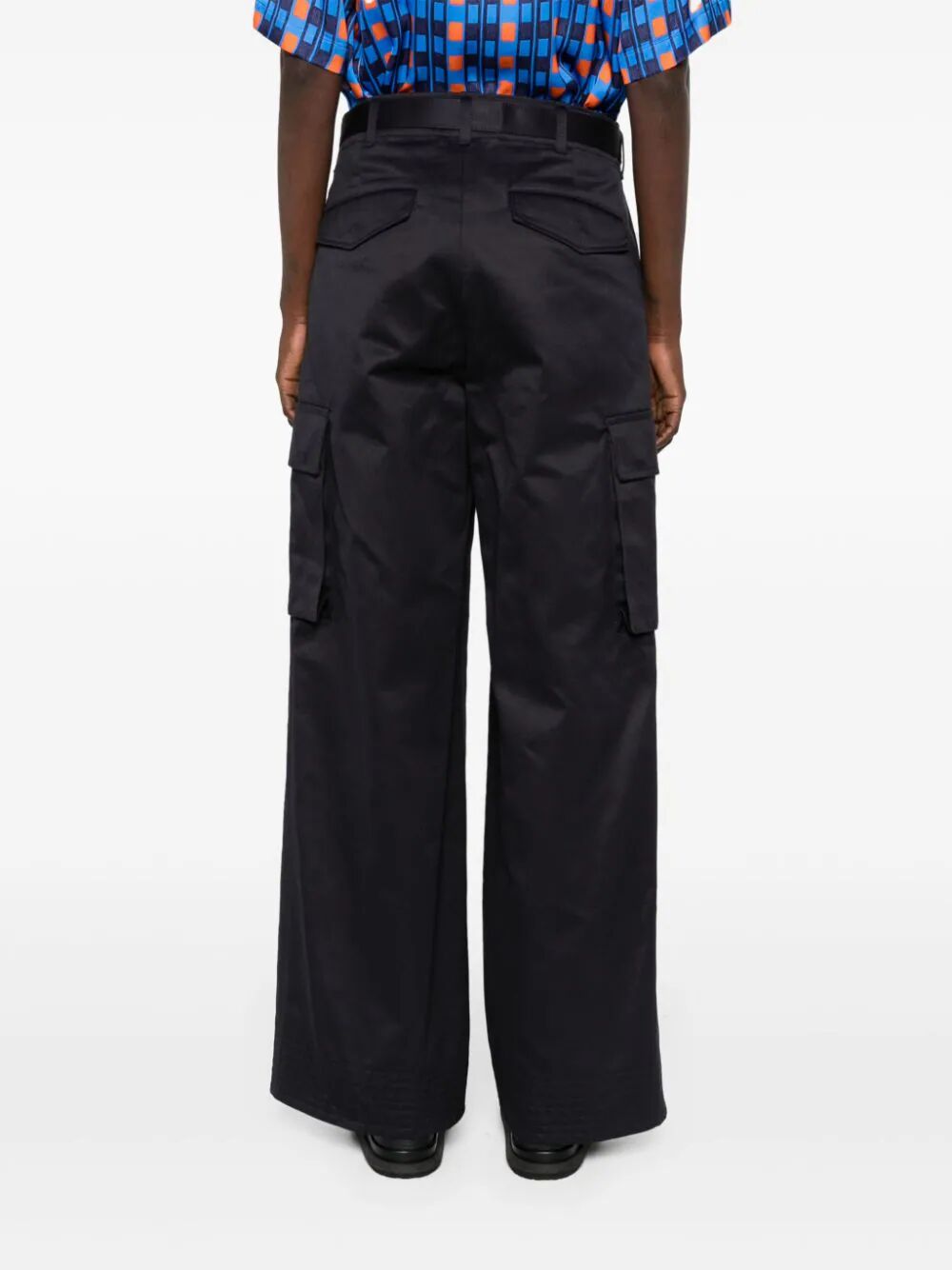 SACAI Cotton Chino Pants for Women - Spring/Summer 2024