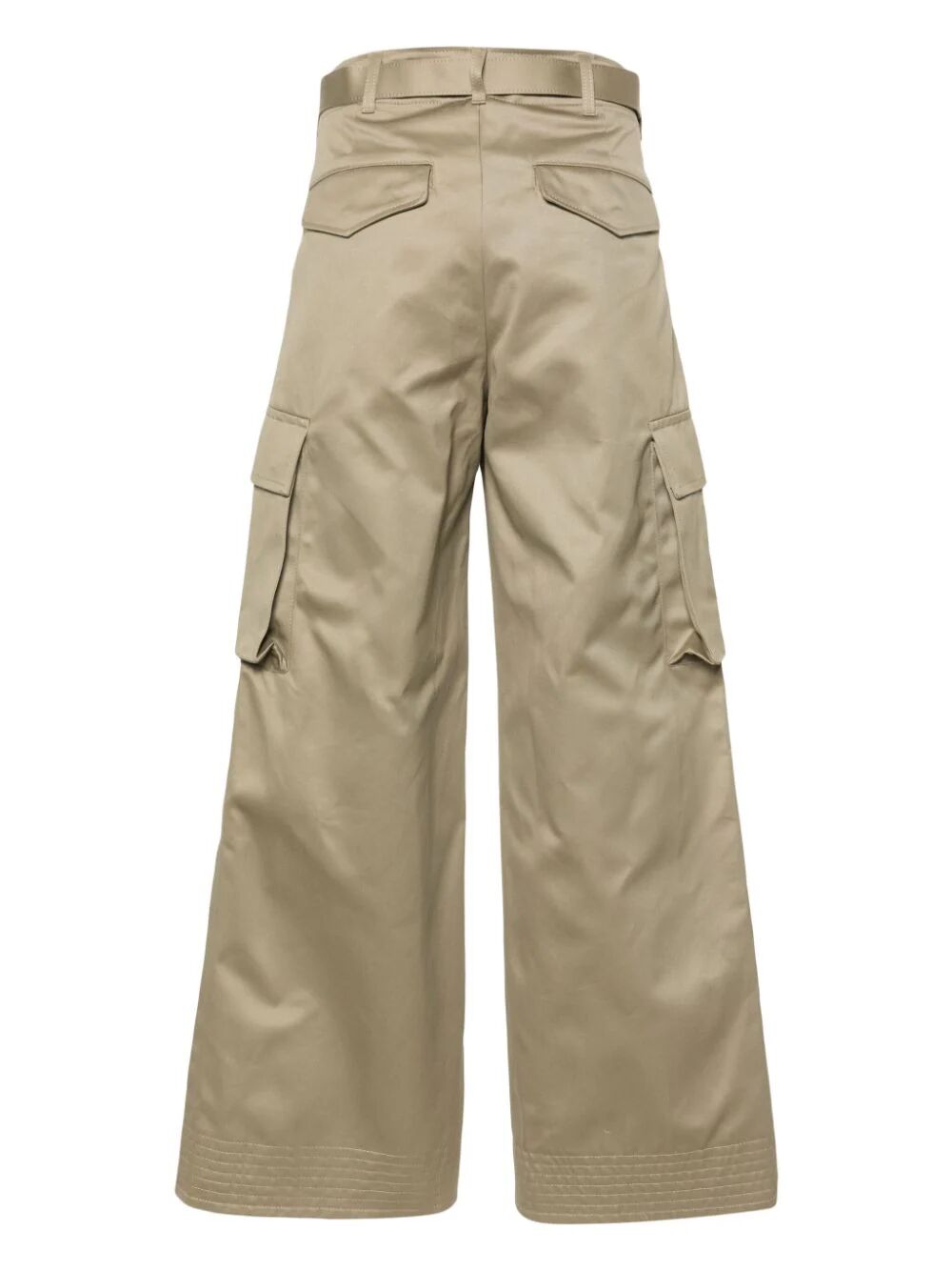 SACAI Chic Cotton Chino Pants for Women - SS24