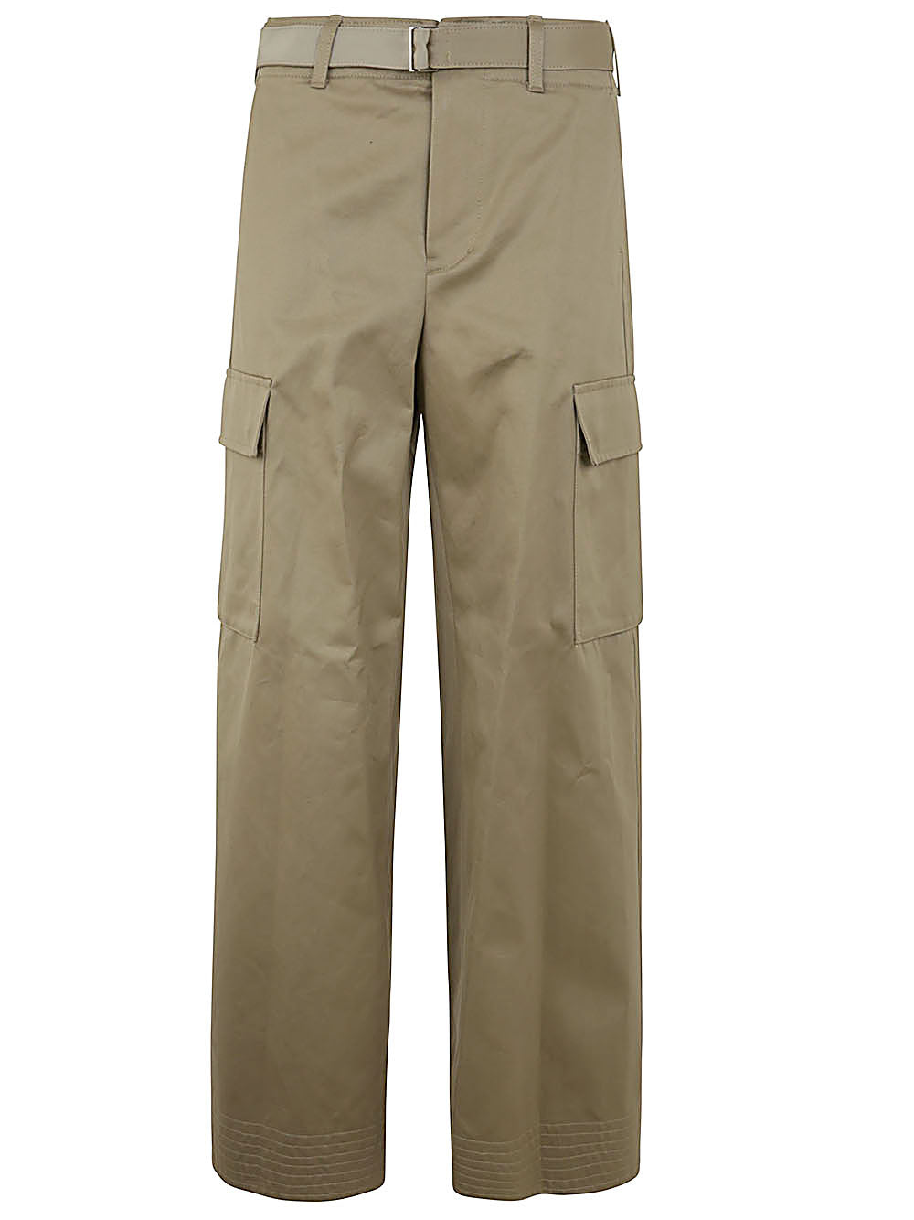 SACAI Chic Cotton Chino Pants for Women - SS24