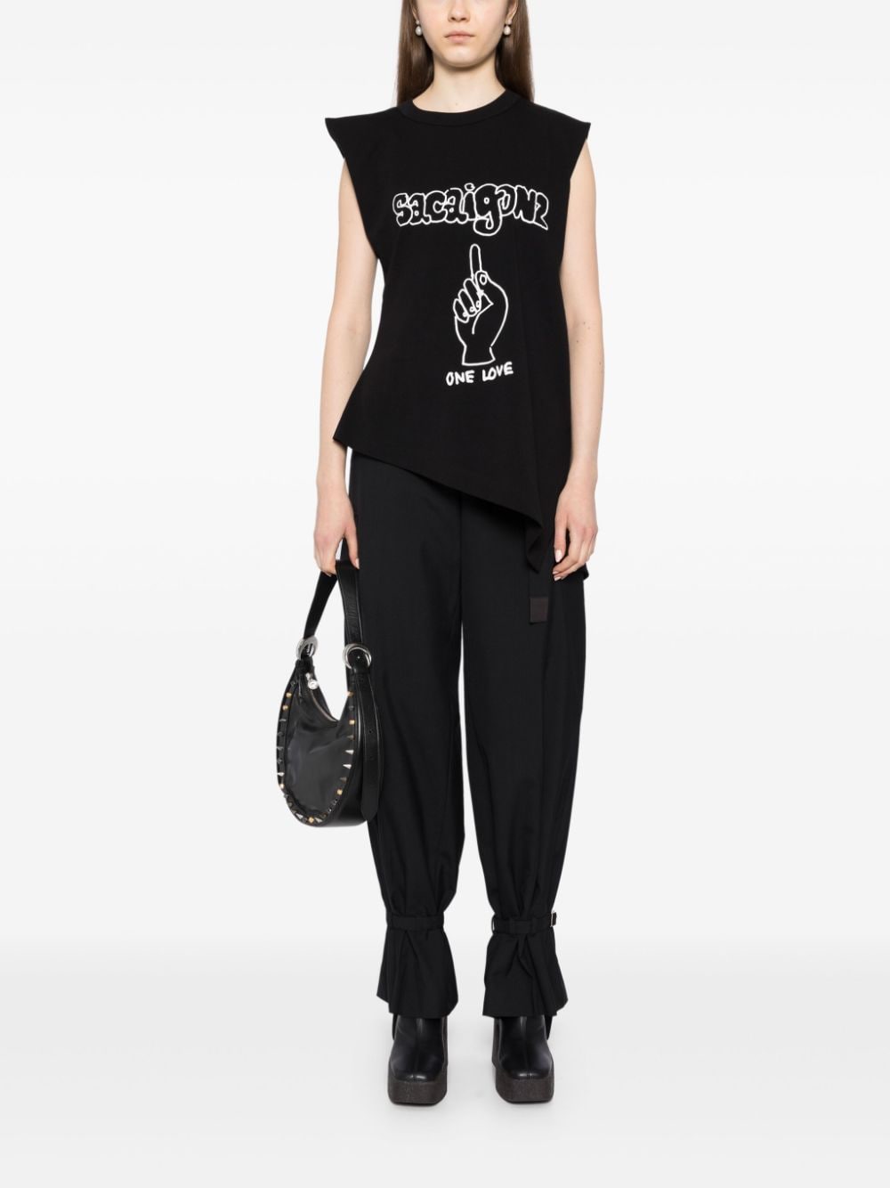 SACAI Panelled Cargo Trousers for Women