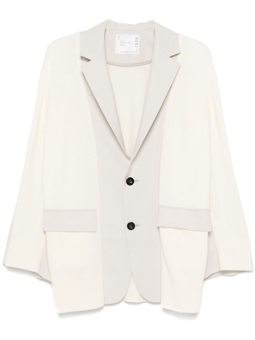 SACAI Modern Suiting Knit Jacket for Women