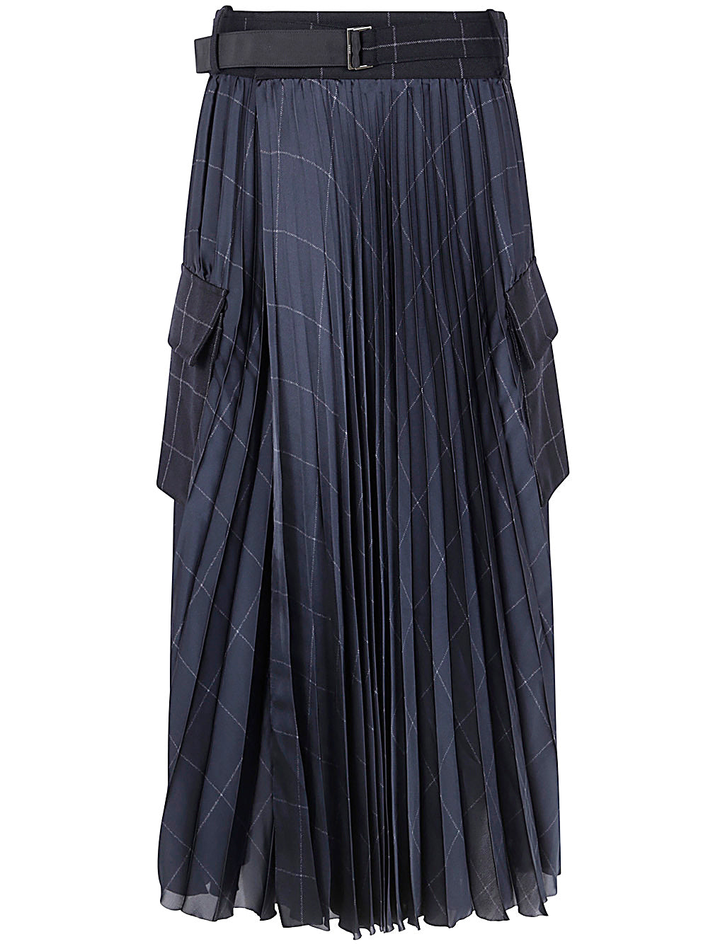 SACAI Windowpane Mini Skirt for Women