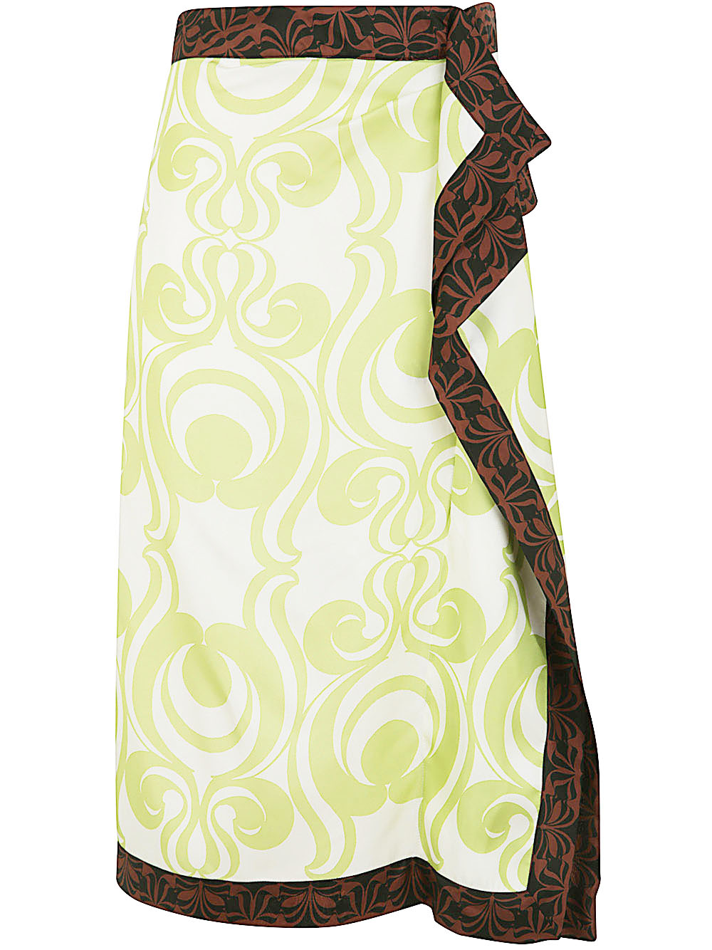 DRIES VAN NOTEN Silk Mini Skirt