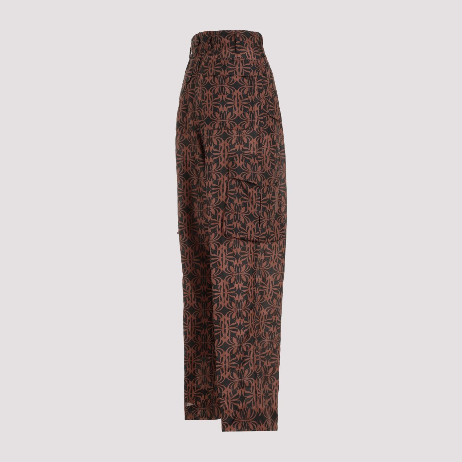 DRIES VAN NOTEN Mini Polka Dot Silk Pants