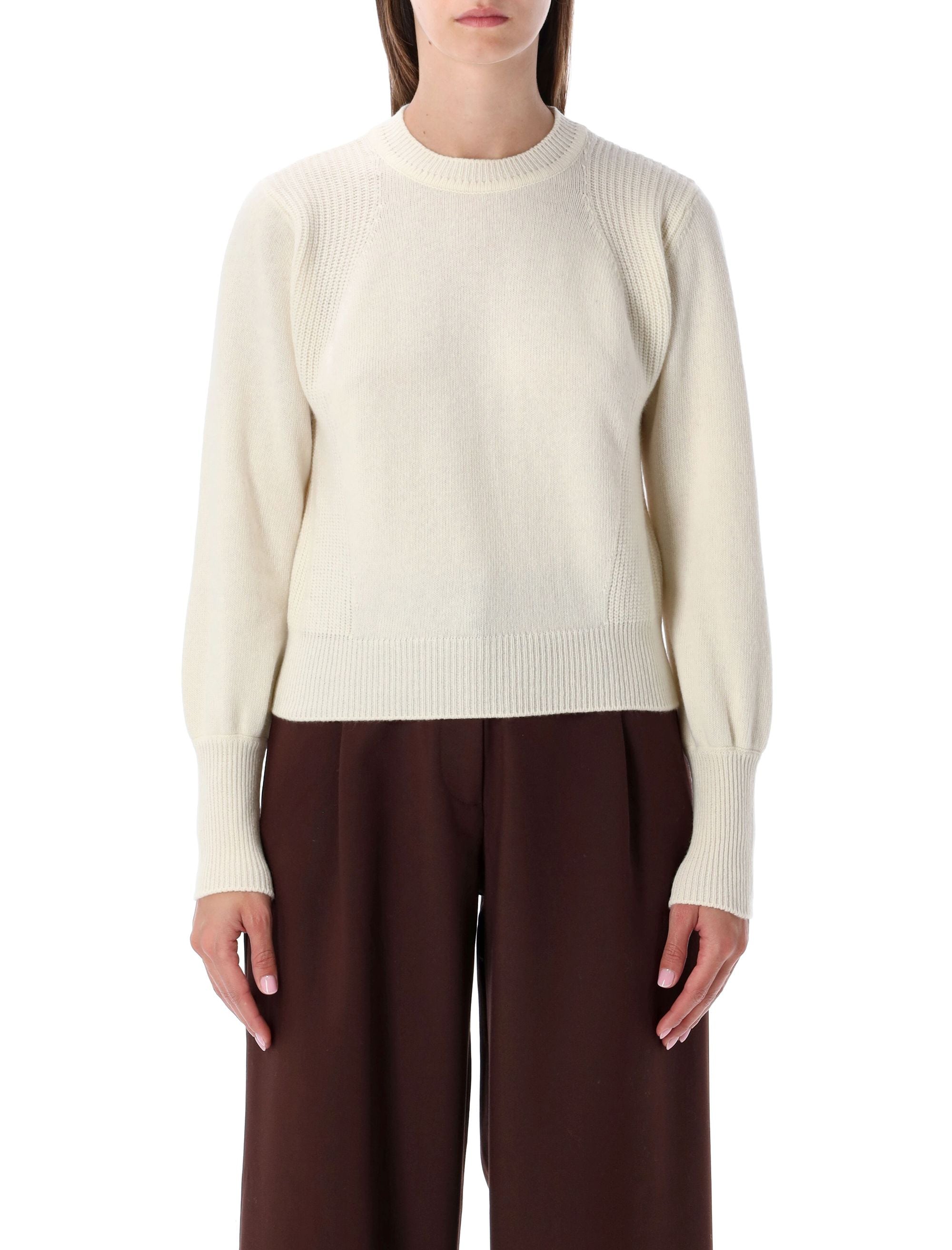SESSUN Mini Cropped Jumper in Stocking Stitch Knit