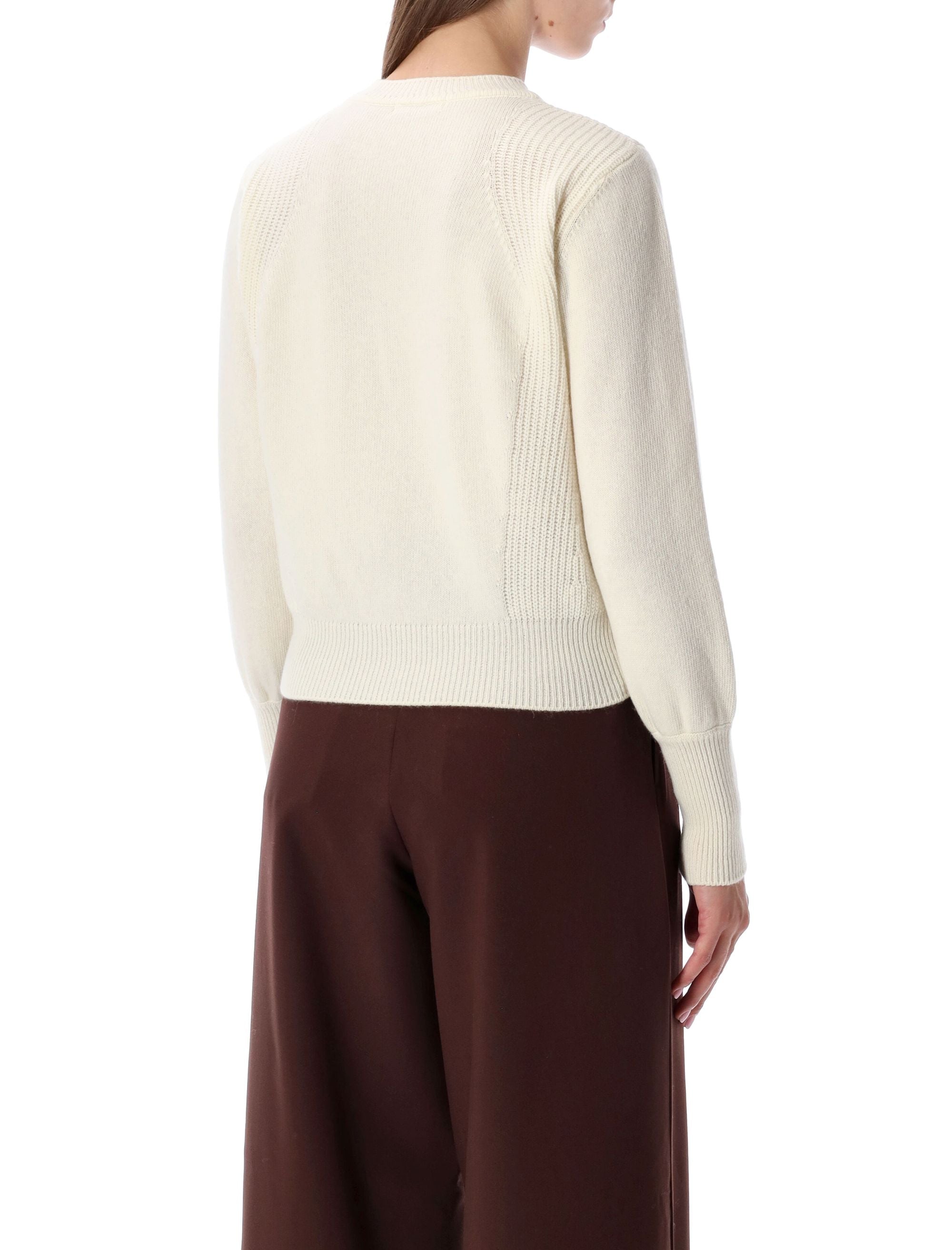 SESSUN Mini Cropped Jumper in Stocking Stitch Knit