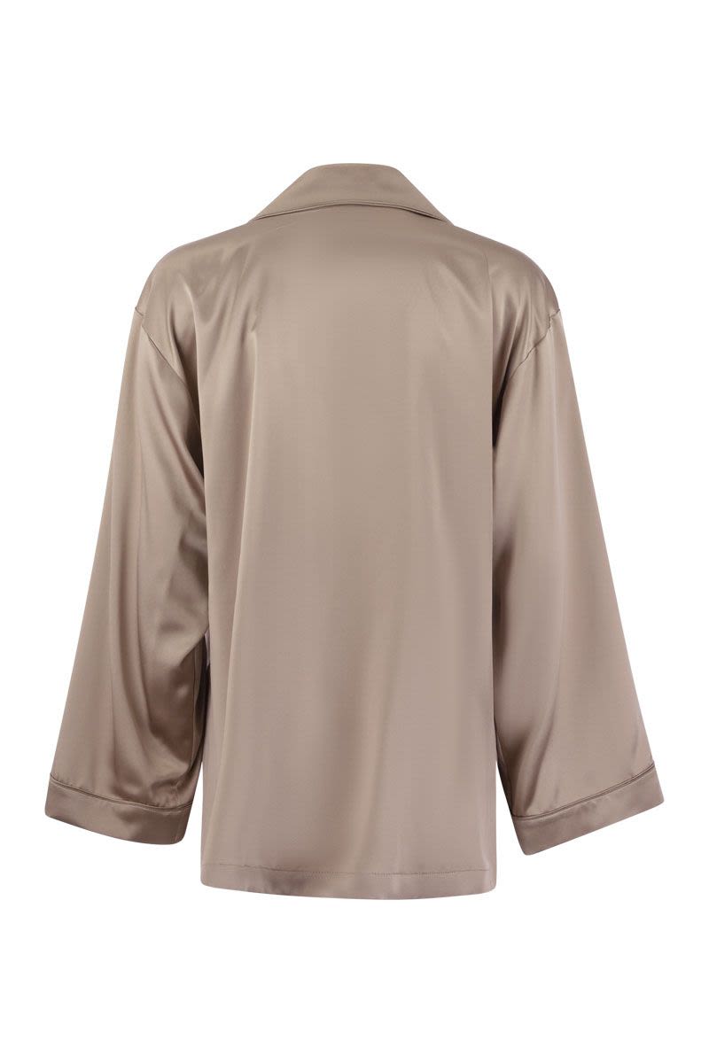 MAX MARA PIANOFORTE Satin Vasaio Shirt