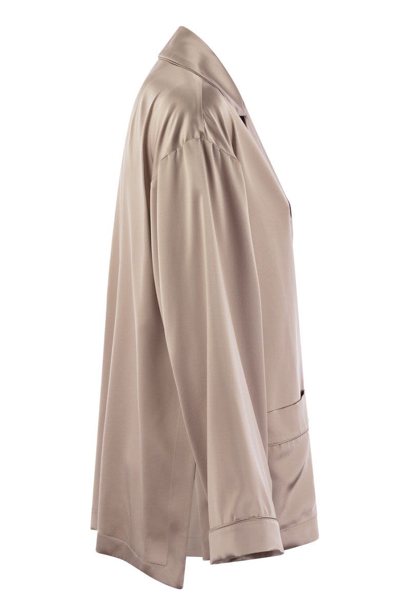 MAX MARA PIANOFORTE Satin Vasaio Shirt