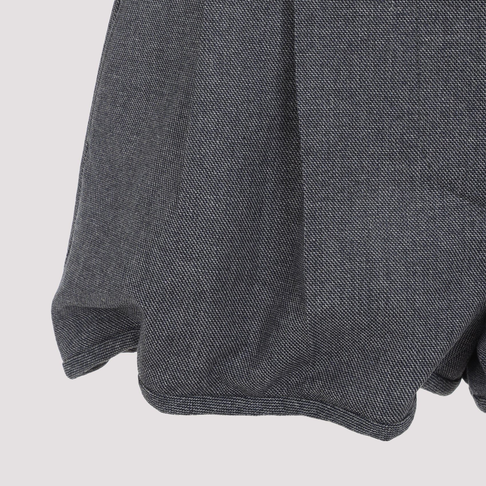 PRADA Men's Wool Mini Shorts for SS26