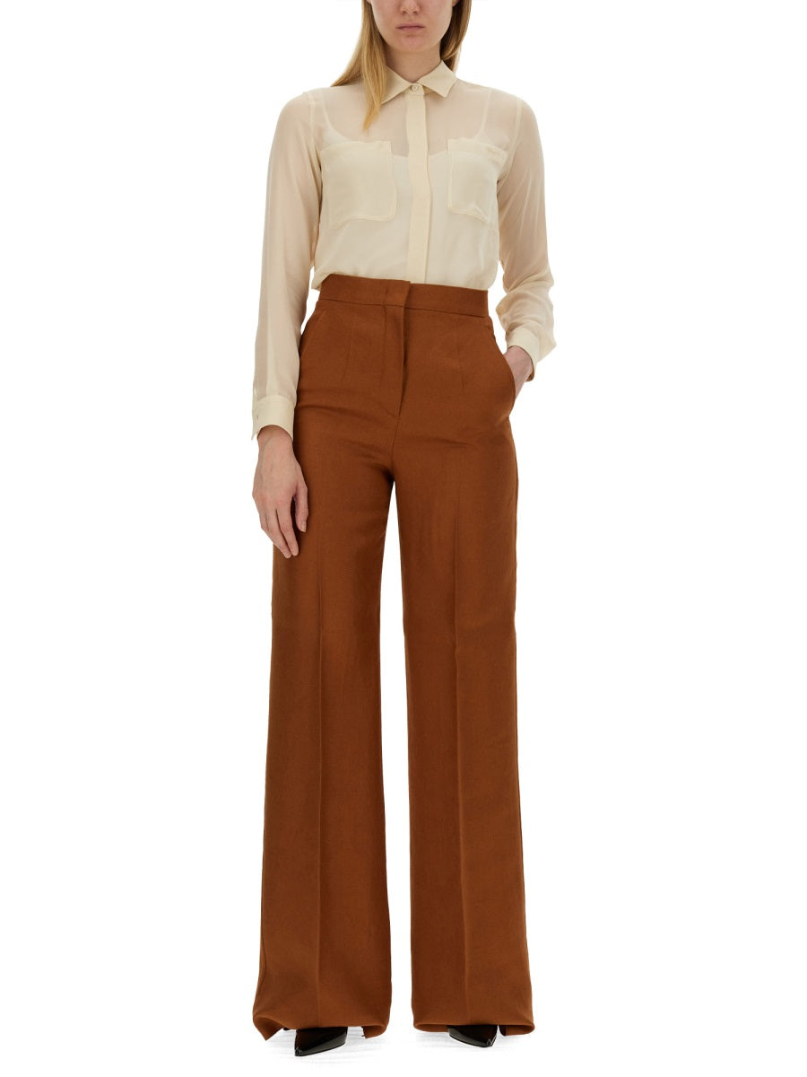 MAX MARA Slim Fit Clam Shirt